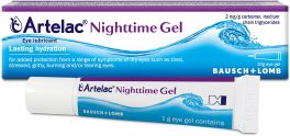 Artelac Nighttime Gel for Dry Eyes, Long-Lasting Relief for Irritated, Gritty, Carbomer Eye Gel, 10g