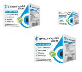 Lumecare Eyelid Wipes Pack of 3