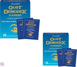 Ocusoft Oust Demodex Cleanser 60 Pre Moistened Pads 