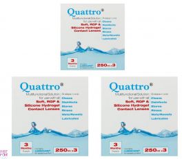 Quattro Multifunctional Contact Lens Solution 9 Month Pack
