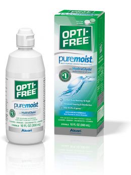 OPTI-FREE Puremoist Multi-Purpose Disinfecting Solution with Lens Case 300ml